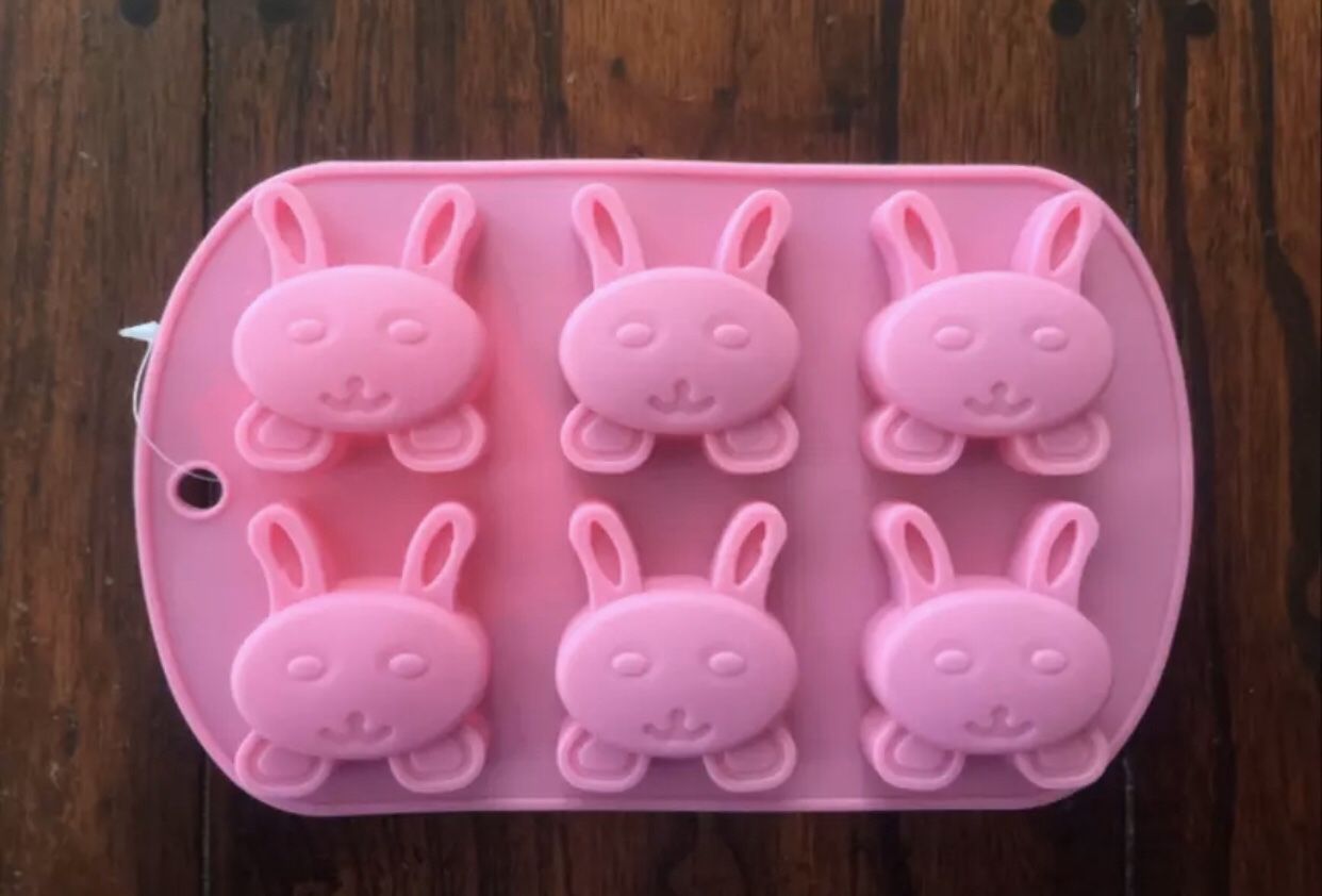 Easter Bunny Candy Chocolate Soap Jello Silicone Mold