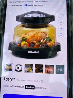 Nuwave Original Countertop Oven & Air Fryer