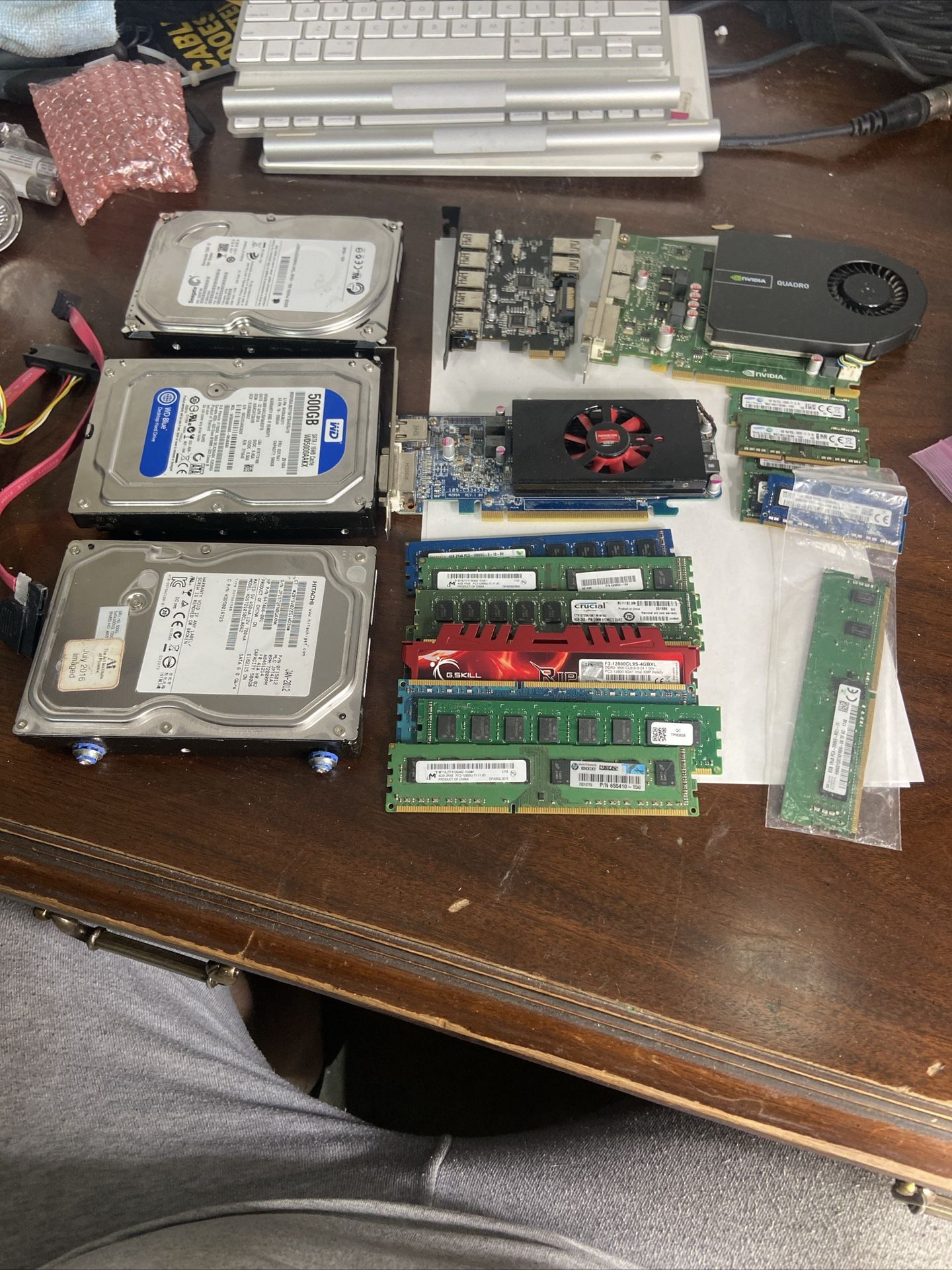 Mega Lot Used Computer Parts($20 For All)