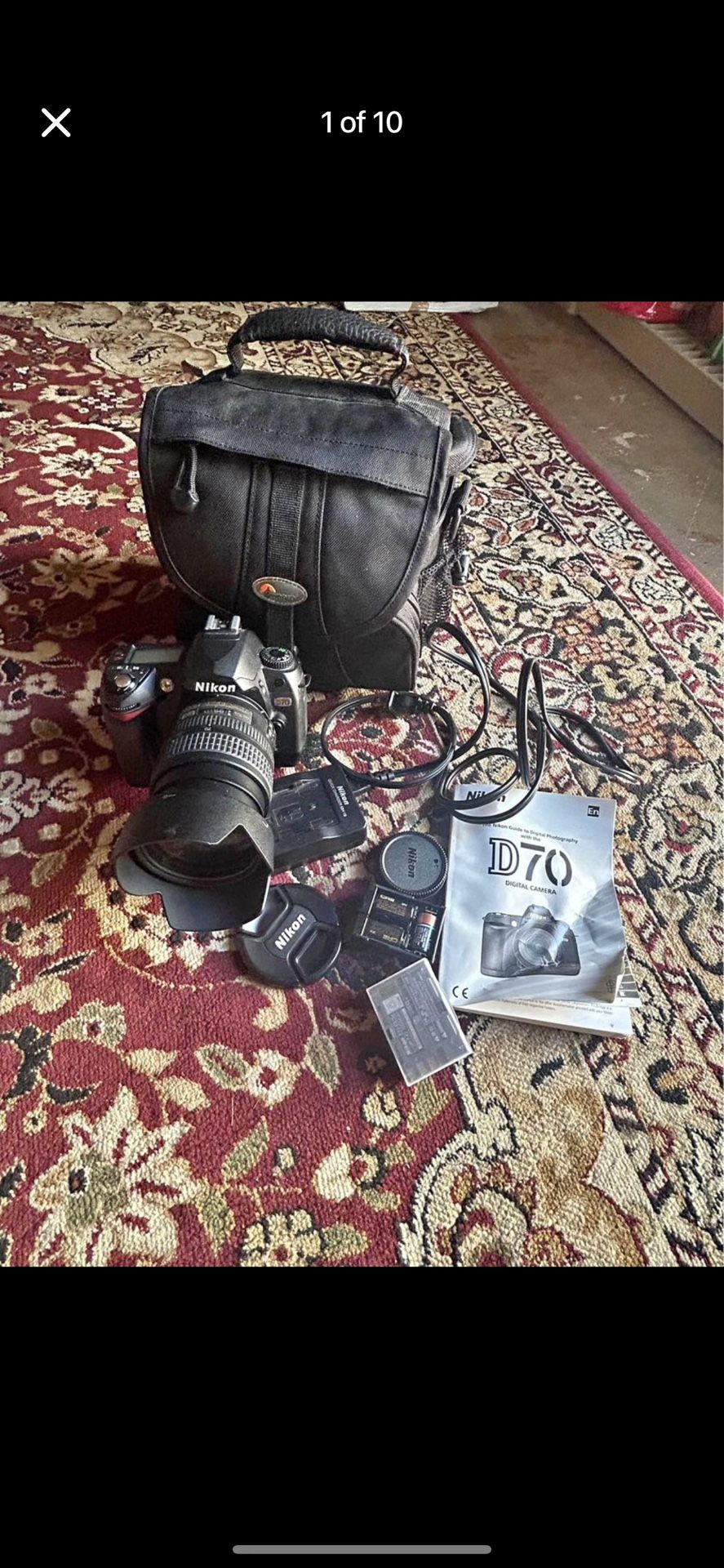 Nikon D70 SLR Digital Camera w/Nikon NIKKOR AF-S 18-70mm f/3.5-4.5 G DX Lens