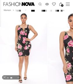 Fashion Nova Floral Mini Dress