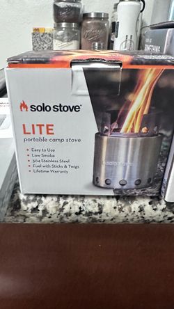 Solo stove Lite, Pot, and Windscreen