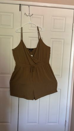 Mustard Yellow Spaghetti Strap Romper