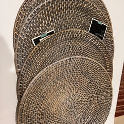 Charger Rattan Placemats Set Of 4 