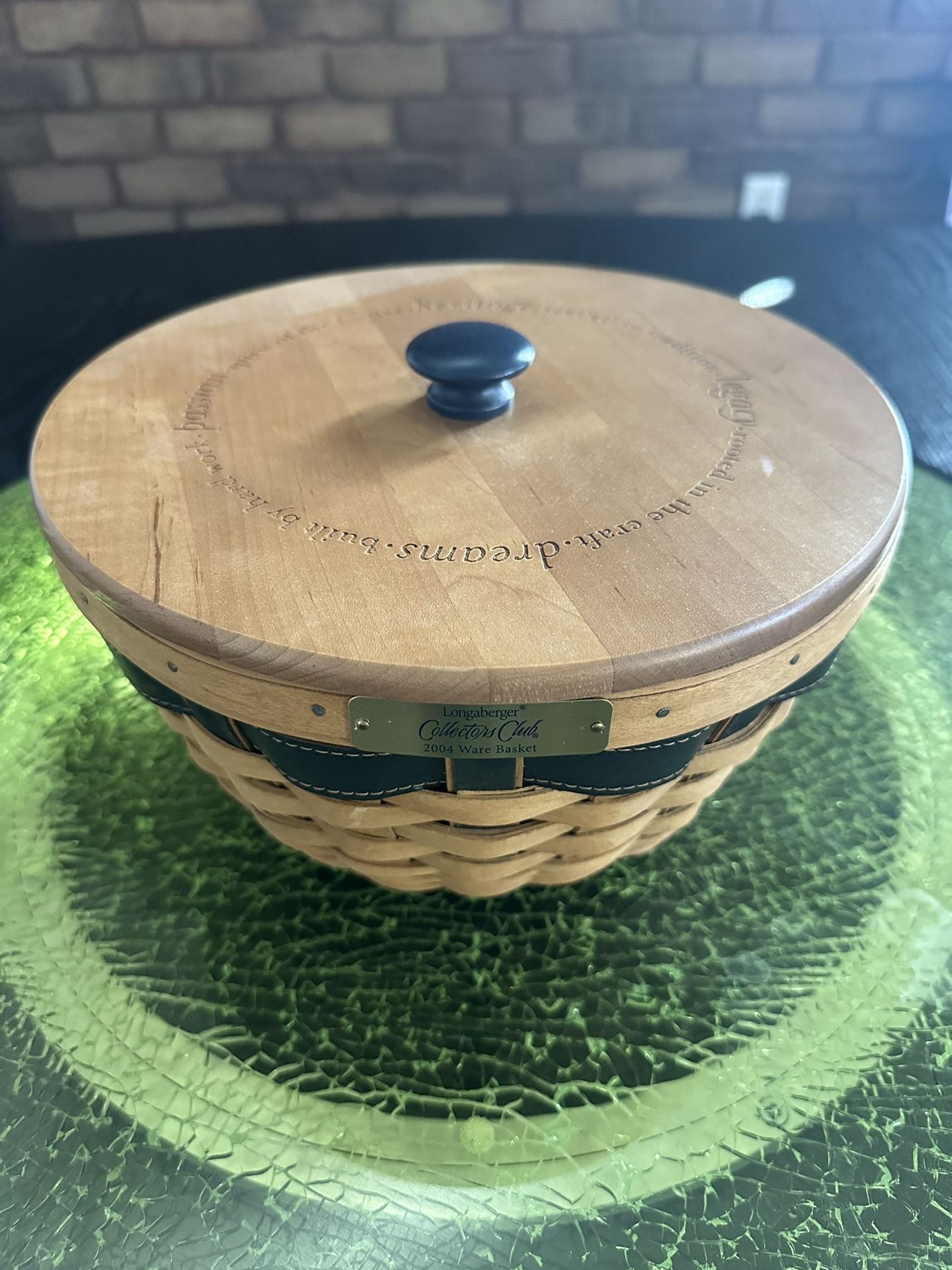 Longaberger Collectors Club Ware Basket