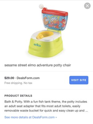 Elmo Adventure 2 In 1 Potty Chair For Sale In St Augustine Fl