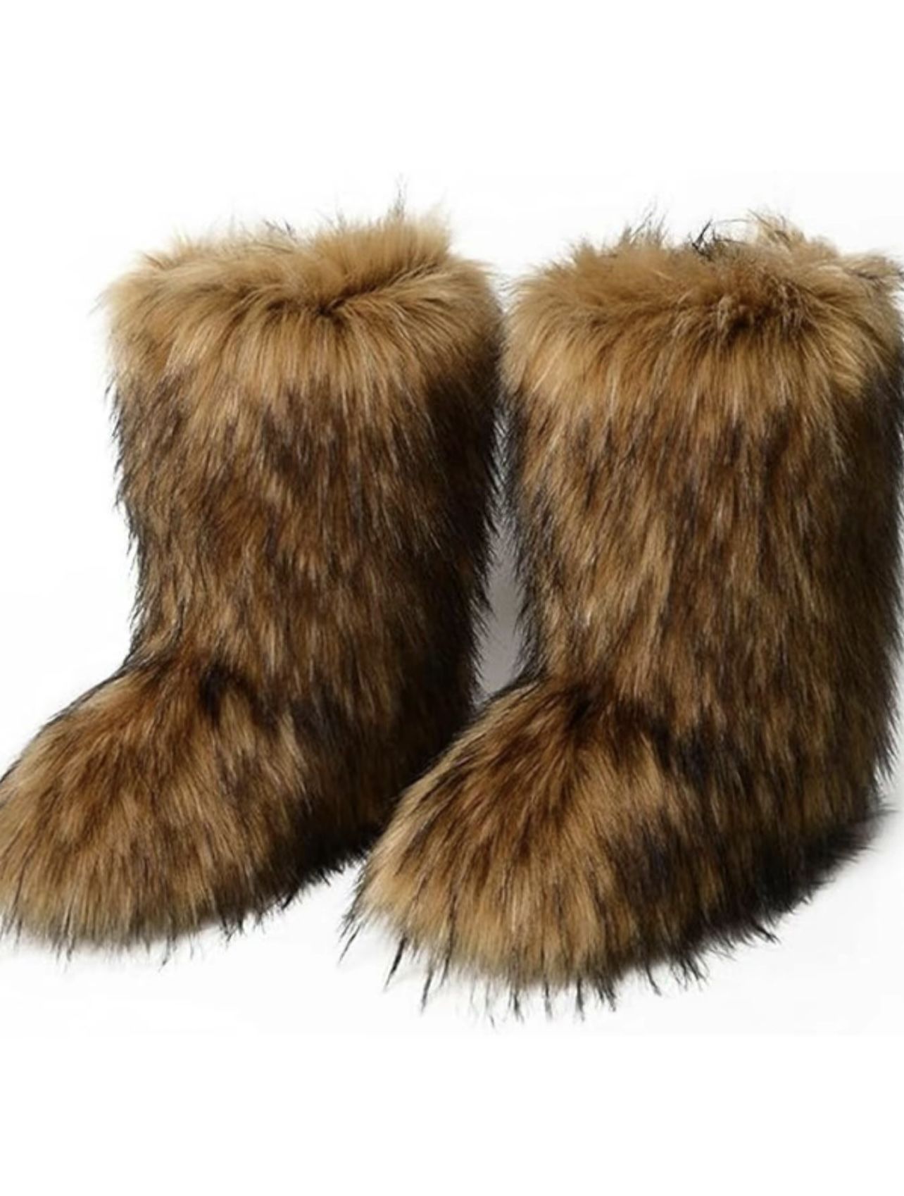 Women's Mid-Calf Fur Boots