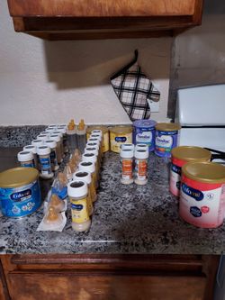 Infant formula assorted brands
