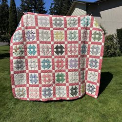 Vintage Patchwork Quilt 