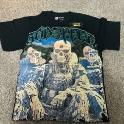 Black Godspeed T Shirt Size Medium