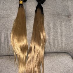 22in-24in Synthetic Weave. Honey Blonde
