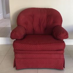 Two Comfortable Single Sofa Arm Chairs 