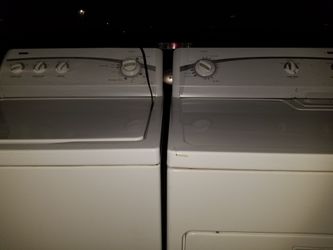 Kenmore elite washer and dryer