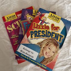 Lizzie McGuire, Lot Of 3  Books, ( #15, #16, Survival Guide)  Good Condition