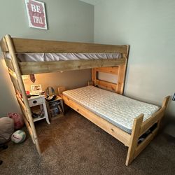 Bunk Bed with Mattresses 