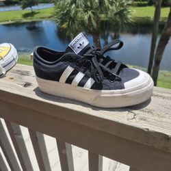 Platform Adidas Black W8.5