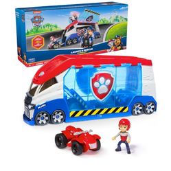  Paw Patrol, Transforming PAW Patroller with Vehicle Launchers, Lights & Sounds,