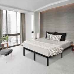 Queen Size Metal Platform Bed Frame - new in box