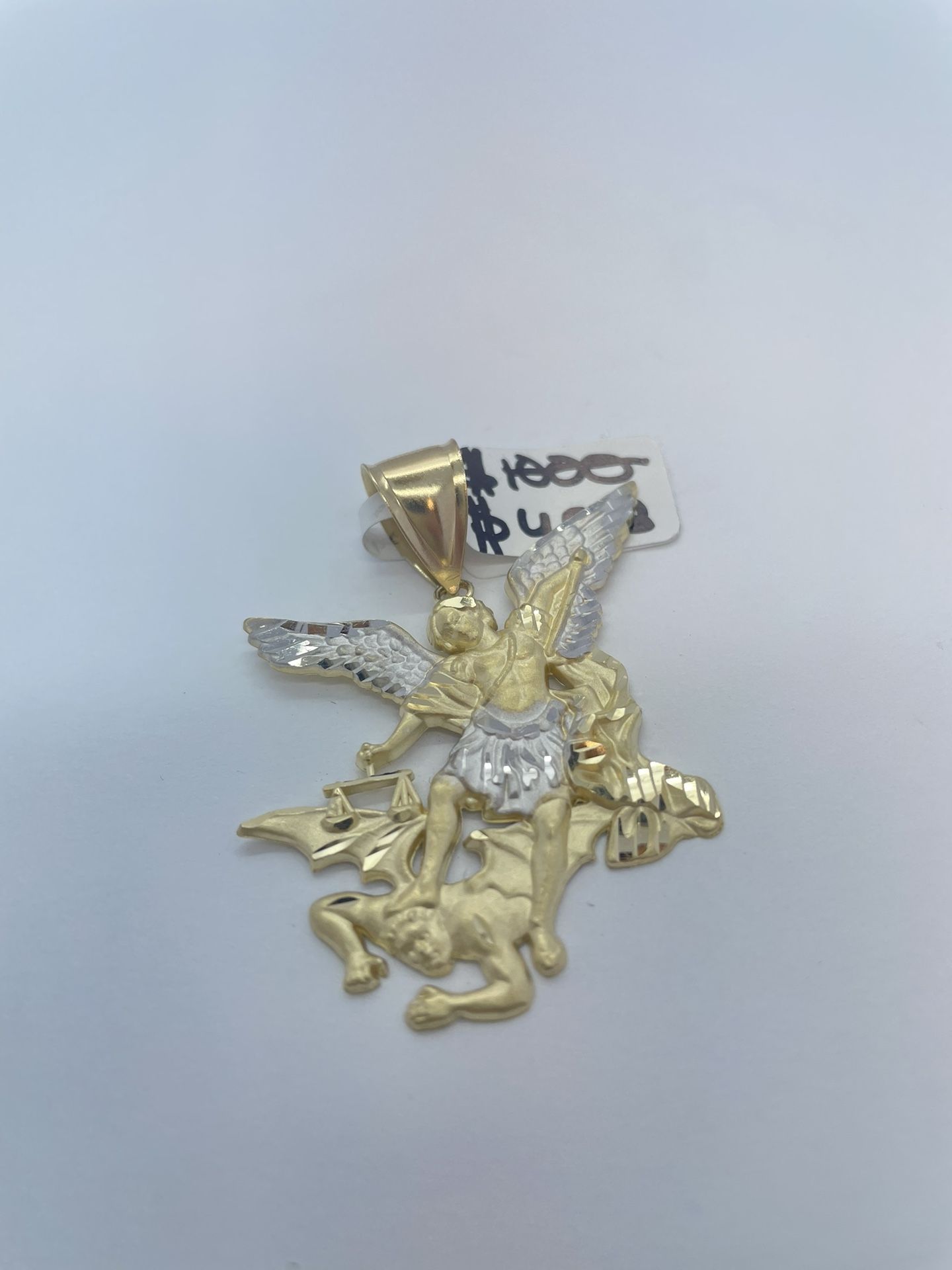 Gold Pendant Angel 14K new