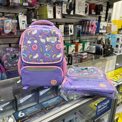 Dzhjkio Unicorn Kitty School Backpack For Girls & Boys, Large 16 Inches Unicorn Kitty Book Bag Mochilas Escolares B088ql5c31