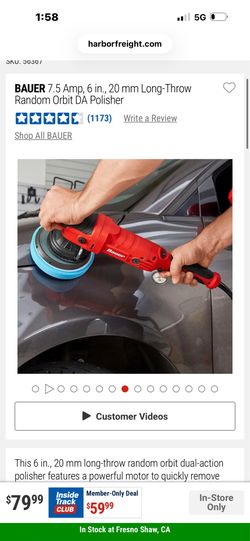 6 inch power orbital sander obo