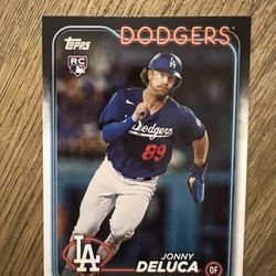 Topps Series 1 Jonny Deluca Los Angeles Dodgers Rookie RC #233