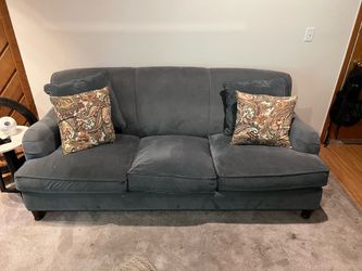 Blue couch