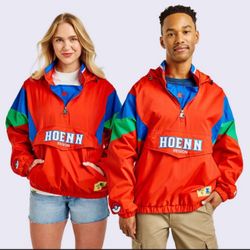 Pokemon x Target Starter Pullover Jacket Red Hoenn Region
