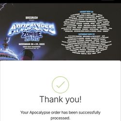 Apocalypse Zombieland Day 2 (2) Tickets Saturday