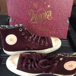 Converse Willy Wonka Edition Size 8 Brand New