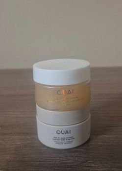 OUAI Scalp & Body Scrub and Hair Treatment Masque Set