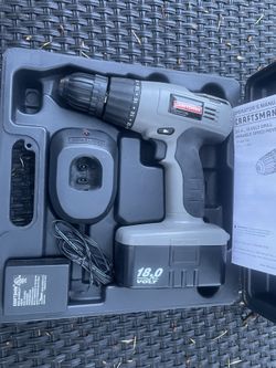 Craftsman Cordless Drill 3/8”, 18 Volt