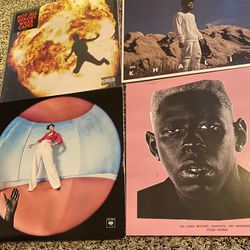 R&B Pop Vinyl Lot Bundle Of 4 | Tyler The Creator Khalid Harry Styles Metro