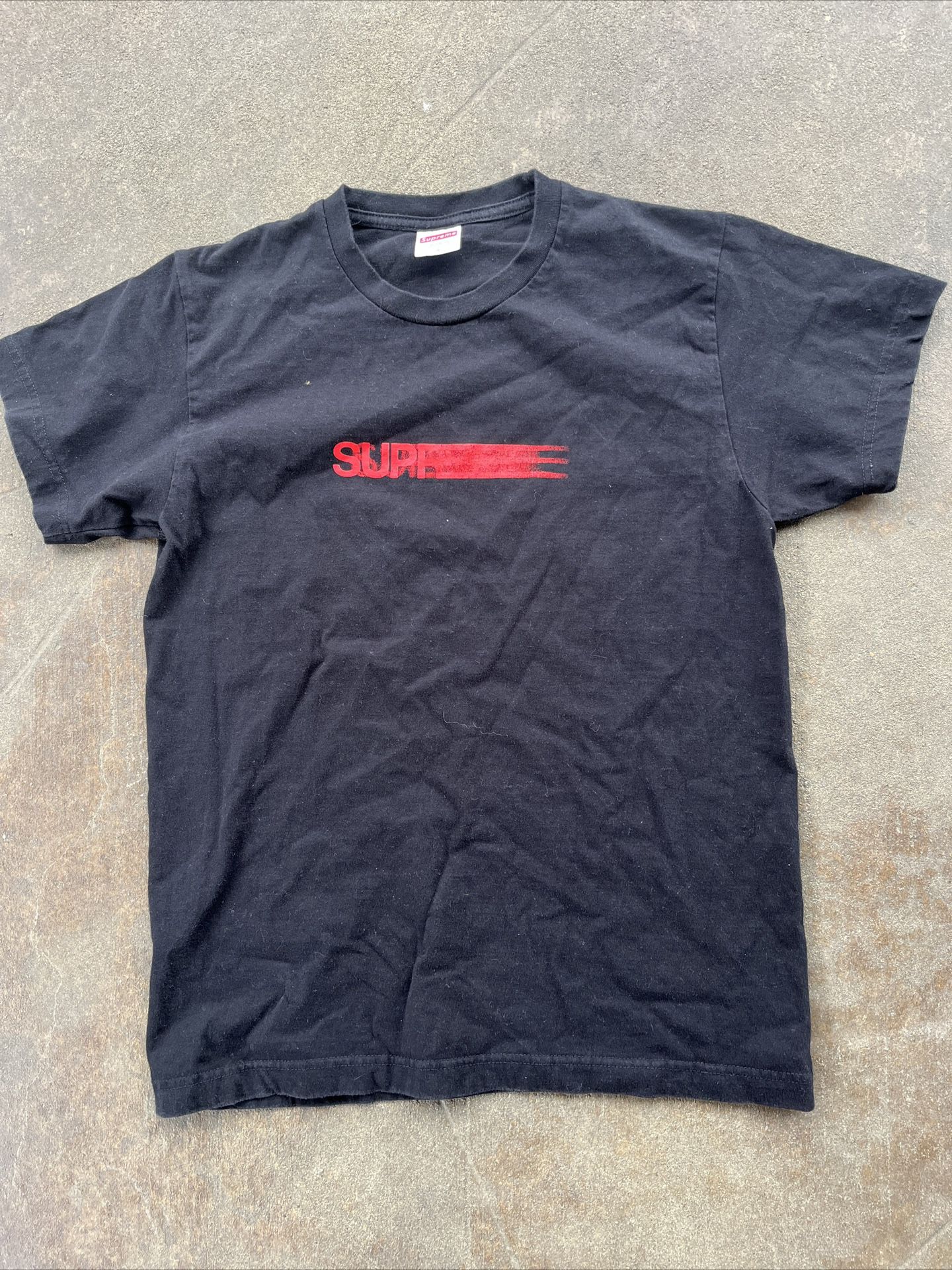 Supreme Shirt Motion logo Black Sz Small