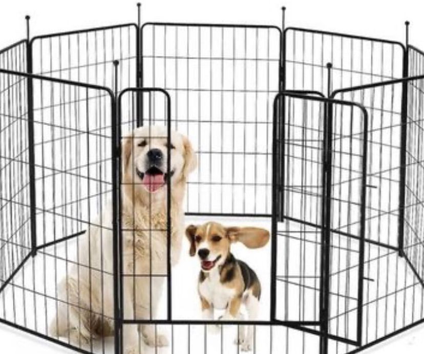 PawGiant Dog Fence, Playpen, Dog Pen for Indoor or Outdoor, Play Yard, Play Pen, Saftey Gate, Cage