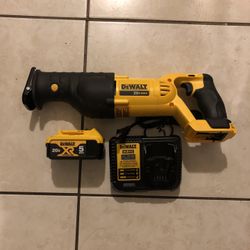 DEWALT SAW ZALL 20 V MAX WITH BATTERY 5.0 AND CHARGER BRAND NEW