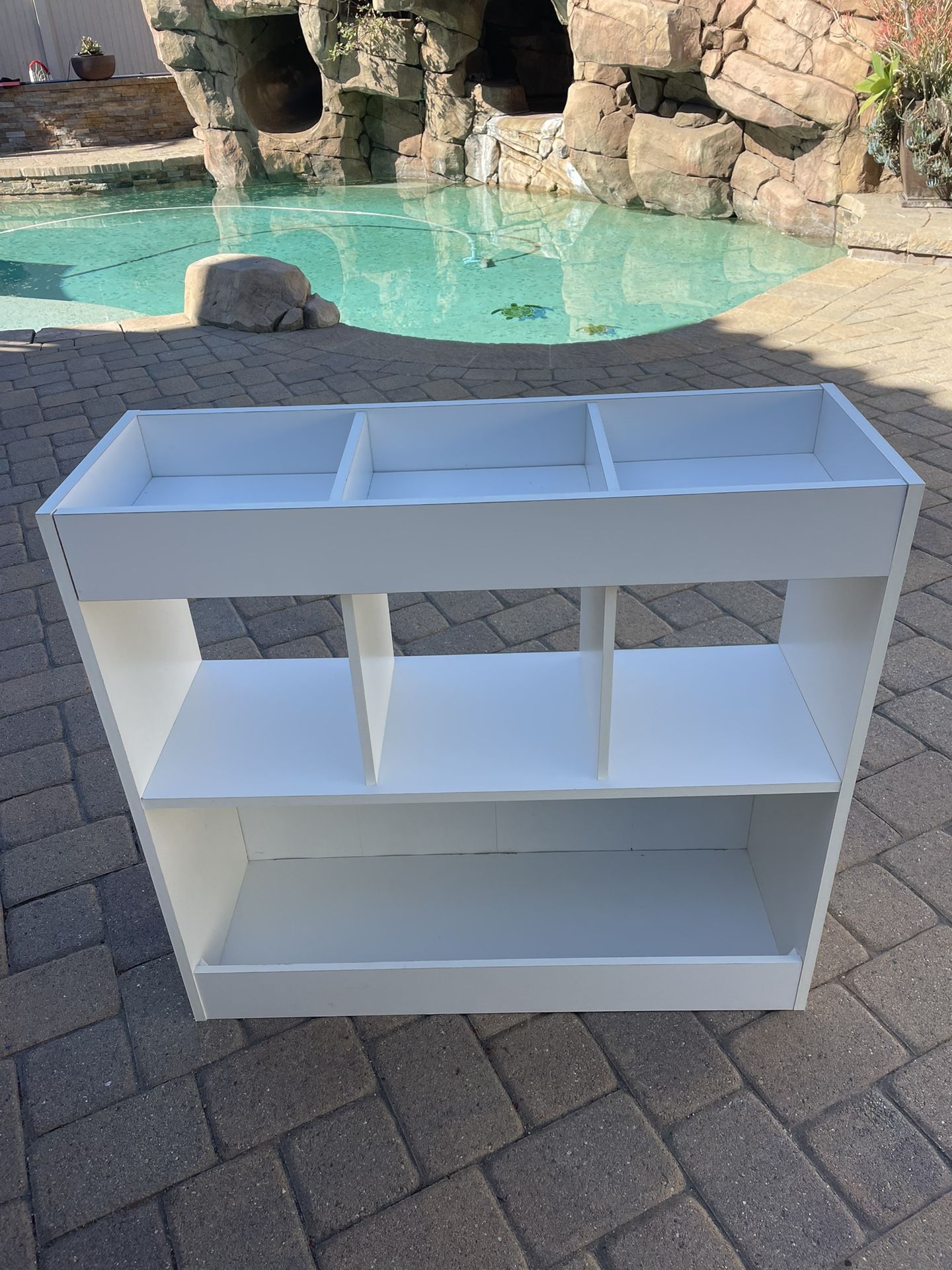 White Shelving Unit