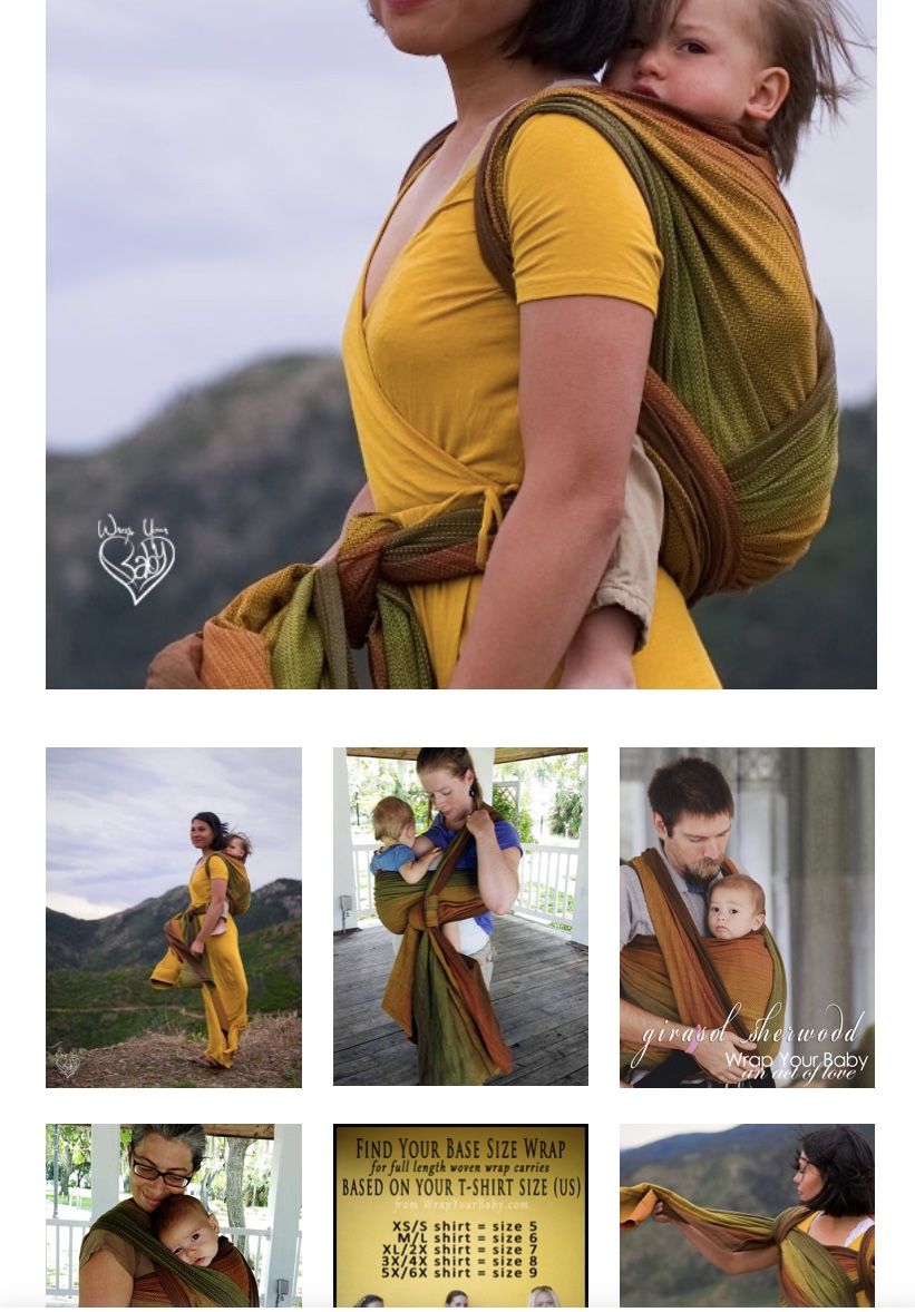 Girasol Sherwood Woven Wrap Baby Carrier