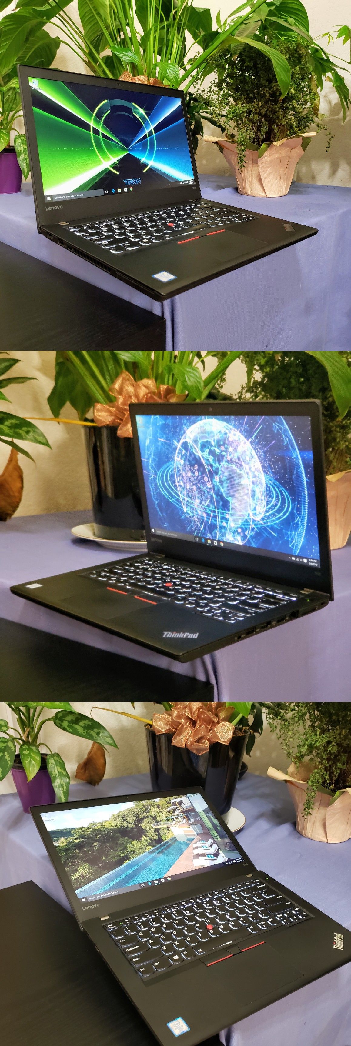 Lenovo ThinkPad Ultrabook Laptop SSD Windows 10 Pro Photoshop USB C Thunderbolt