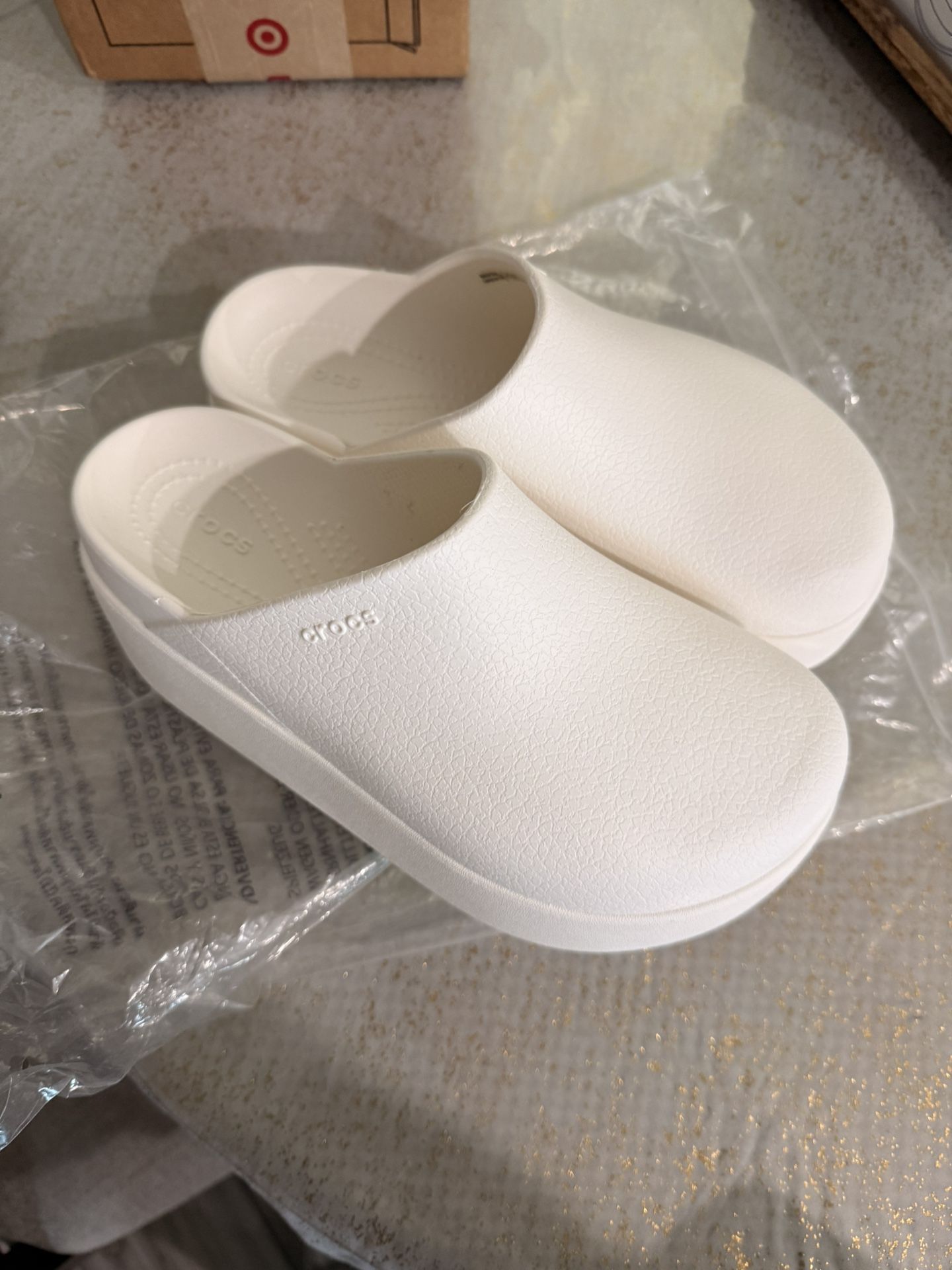 Authentic White Crocs Dylan Platform Sz 6 Women’s