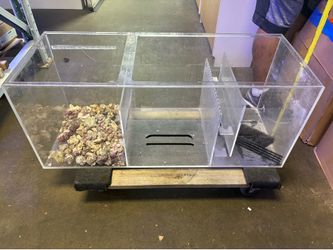 Acrylic sump used “Trigger Systems” 36x15x14