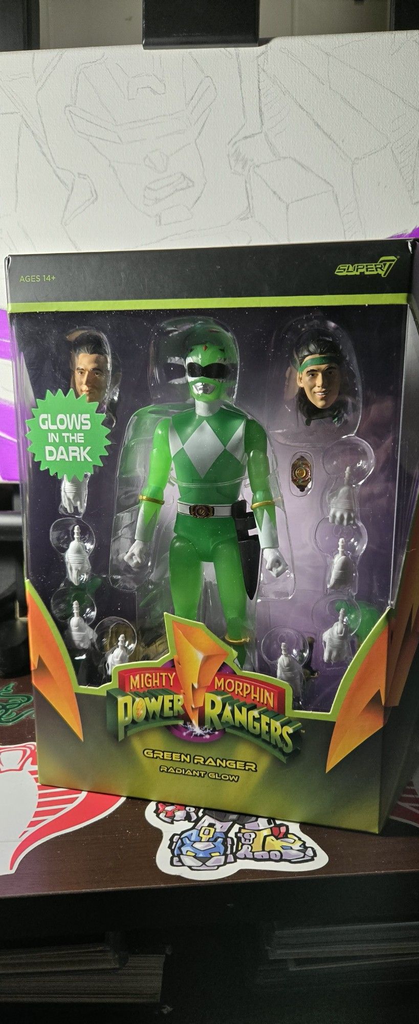 MMPR Super7 Green Ranger Tommy Oliver 