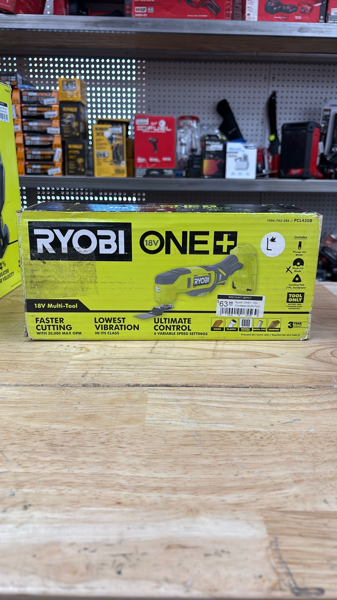 Ryobi ONE+ 18V Cordless Multi-Tool (Tool Only)