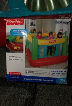 Fisher price bouncesational bouncer built in pump best way