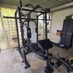 Smith Machine 2001 | Multi-Use Adj Bench | Gym Equipment | Fitness | Squat Rack | Excercise |🔴WEIGHTS AND BARBELL SOLD SEPARATELY 🔴 FREE DELIVERY 🚚