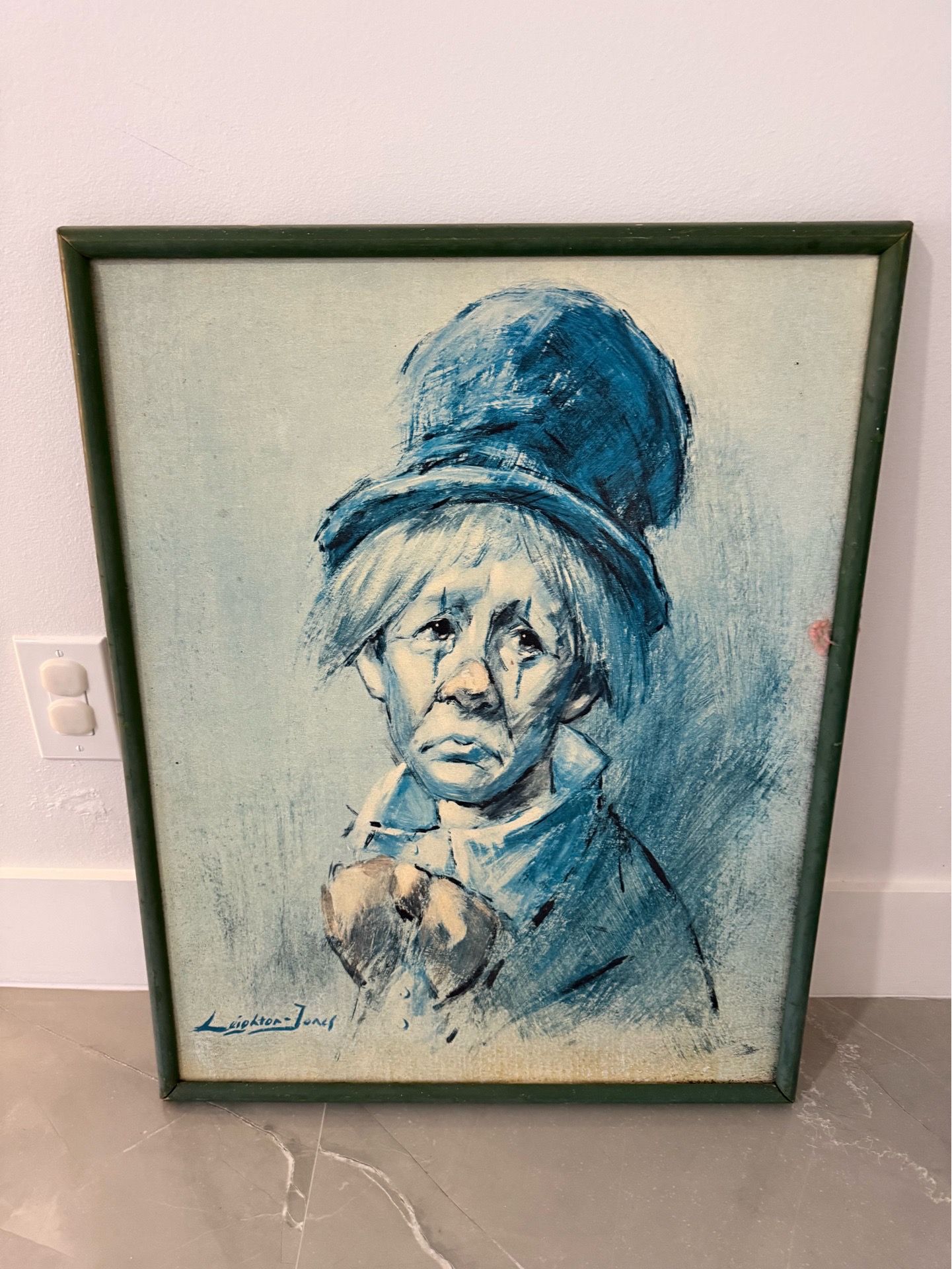 Free $0 Leighton-Jones Creepy Clown Painting
