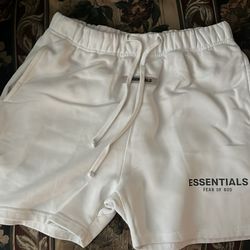 White Essential Shorts