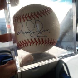 2 Omar Viszquell Signed Baseballs From 2001