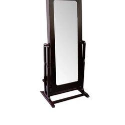 26.5" Wide Free-Standing Jewelry Armoire with Mirror