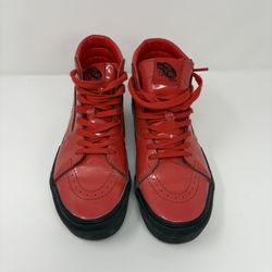 VANS Off The Wall 2019 The David Bowie Archive Size 5.5 Men Size 7 Women Red